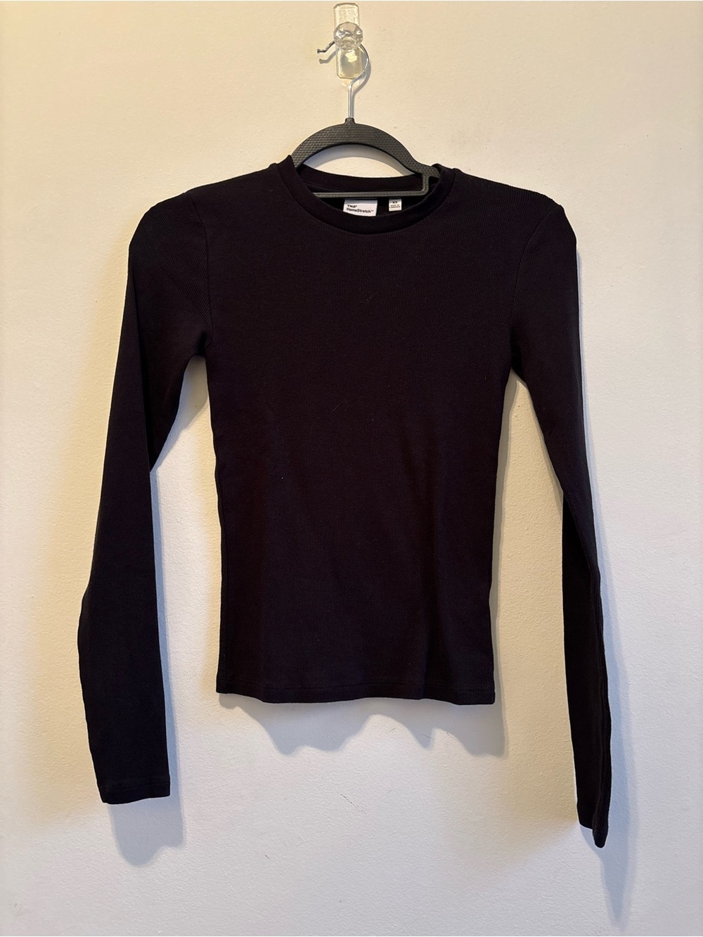 TNA Black Long Sleeve Crew Tee